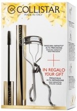 Парфумерія, косметика Набір - Collistar Mascara Infinito (mascara/11ml + eyelash curler)