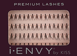 Набор накладных пучков без клея «Классика», средней длины - Kiss Premium Lashes — фото N1