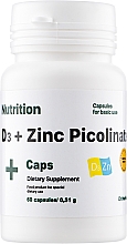Вітамінно-мінеральний комплект D3 + Zinc Picolinate, у капсулах - EntherMeal — фото N1