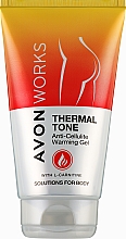Антицеллюлитный гель для тела - Avon Works Anti-Cellulite Warming Gel — фото N1