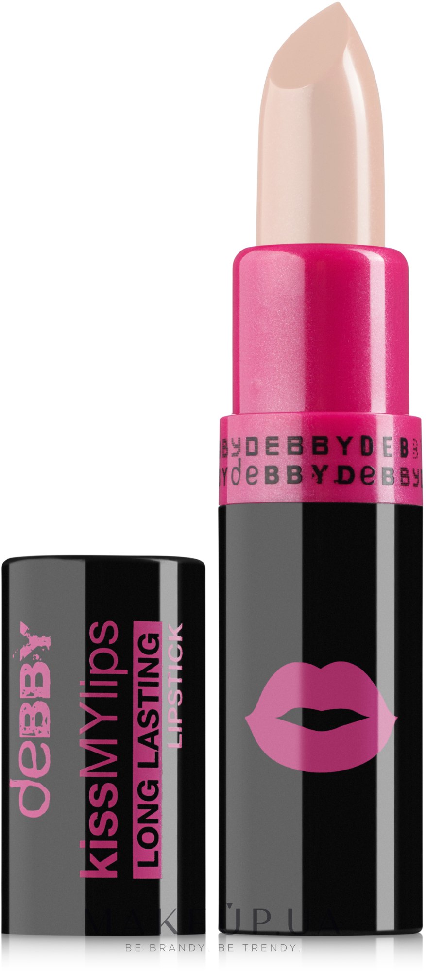 Стойкая увлажняющая помада для губ - Debby Kiss My Lips Long Lasting Lipstick — фото 01