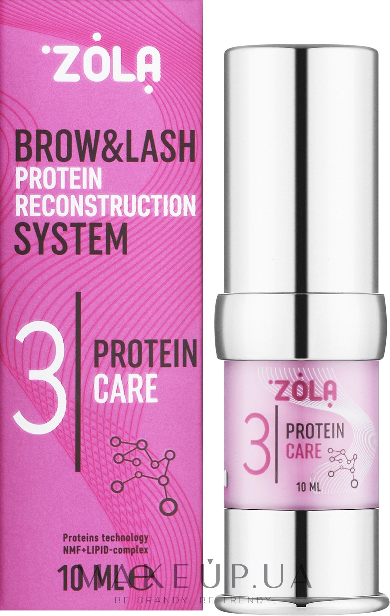 Склад для ламінування брів та вій "03 Protein Care" - Zola Brow And Lash Protein Reconstruction System 03 Protein Care — фото 10ml