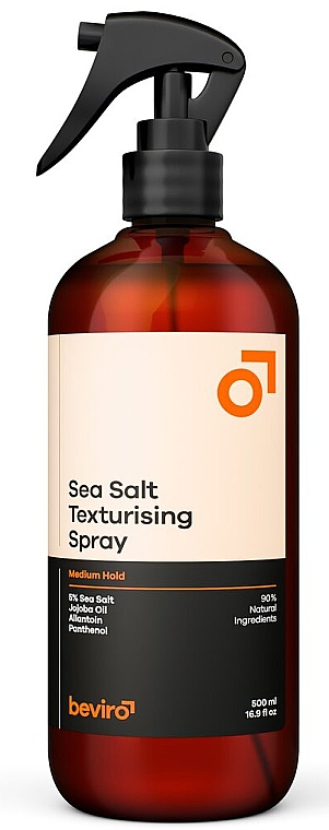 Сольовий текстурувальний спрей для волосся середньої фіксації - Be-Viro Salty Texturizing Spray Medium Hold — фото N2