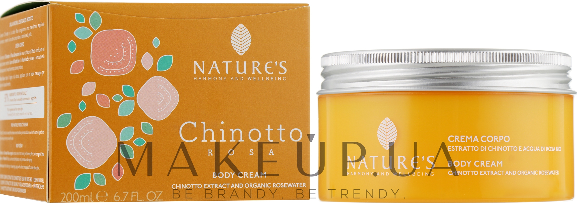 Крем для тела - Nature's Chinotto Rosa Body Cream — фото 200ml