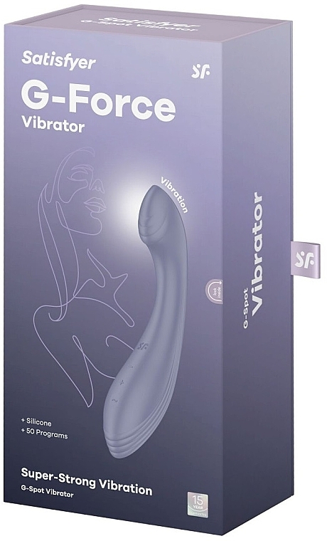 Вибратор для точки G, фиолетовый - Satisfyer G-Force Violet USB Rechargeable Vibrator — фото N1