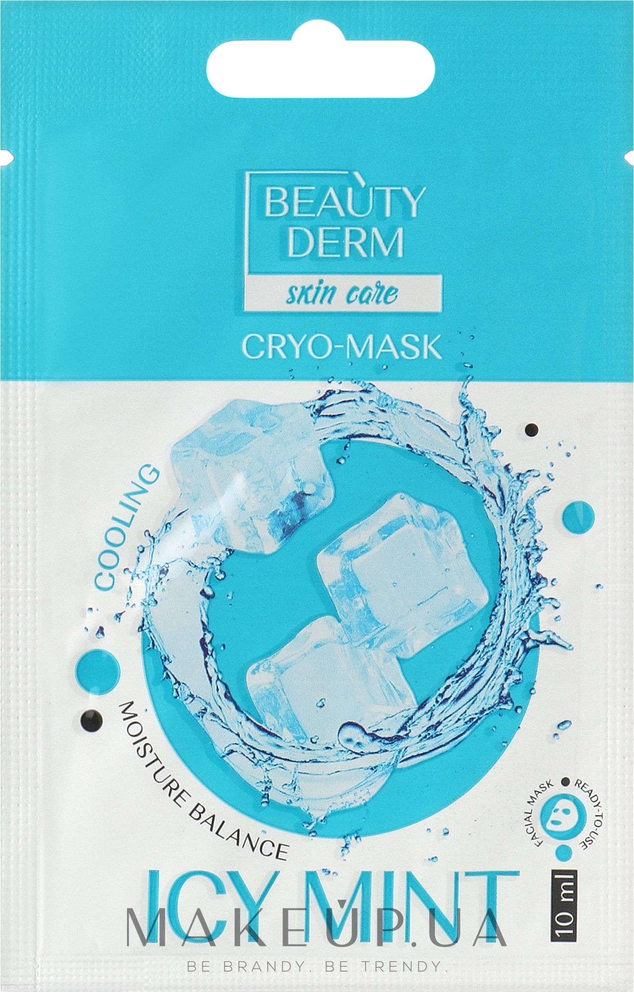 Кріо-маска для обличчя - Beauty Derm Icy Mint — фото 10ml