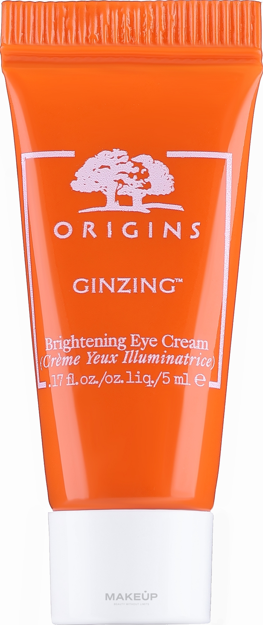 ПОДАРОК! Освежающий крем для контура глаз - Origins Ginzing Refreshing Eye Cream To Brighten And Depuff (мини) — фото 5ml
