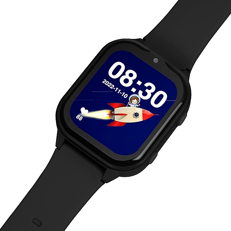 Смарт-часы для детей, черные - Garett Smartwatch Kids Sun Ultra 4G — фото N2