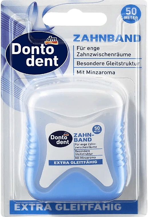 Зубная нить с ароматом мяты - Dontodent Extra Slippery