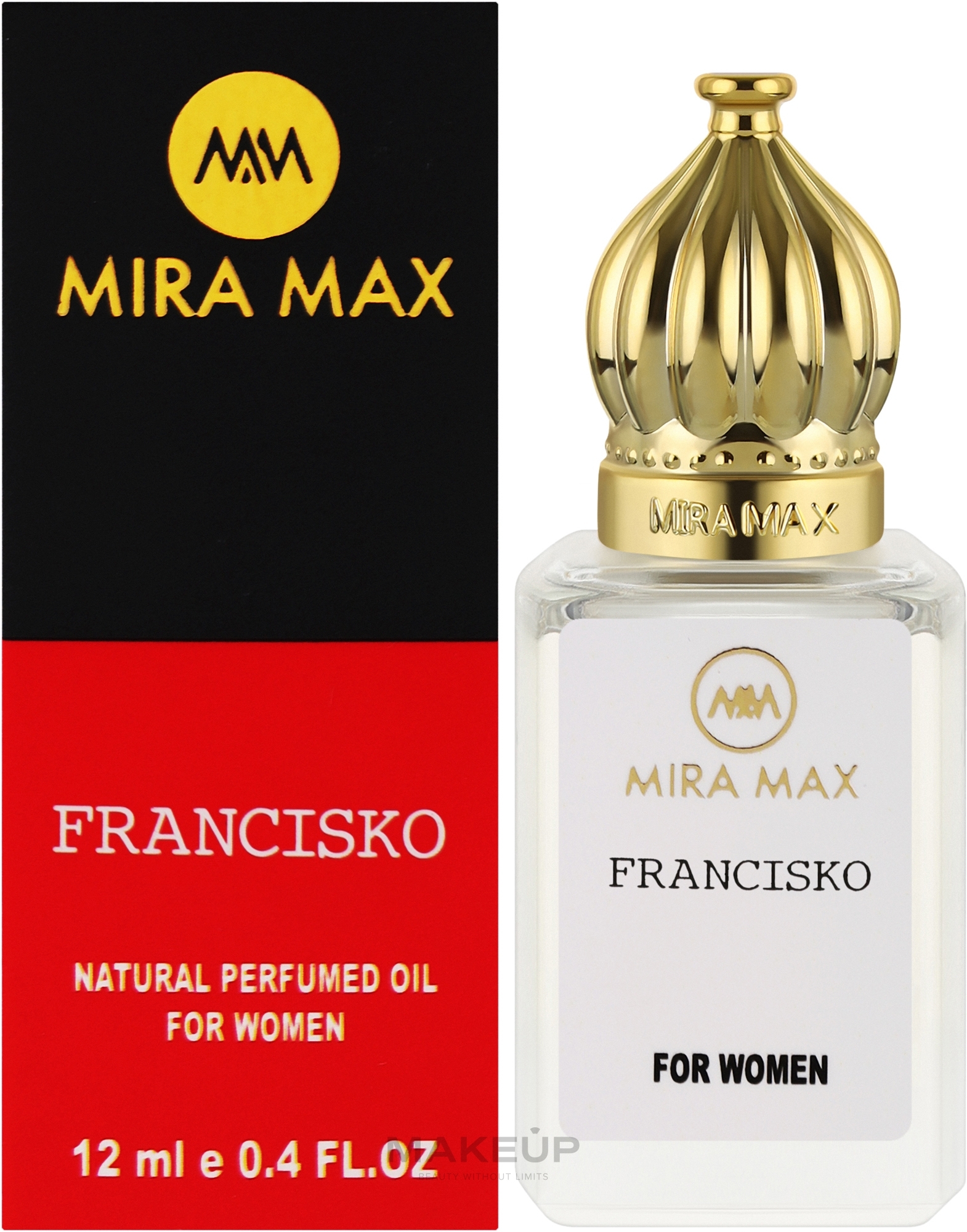 Mira Max Francisko - Парфумована олія для жінок — фото 12ml