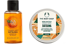 Парфумерія, косметика Набір для догляду за тілом - The Body Shop Zingy & Zesty Satsuma Treats (sh/gel/60 ml + b/butter/50ml)