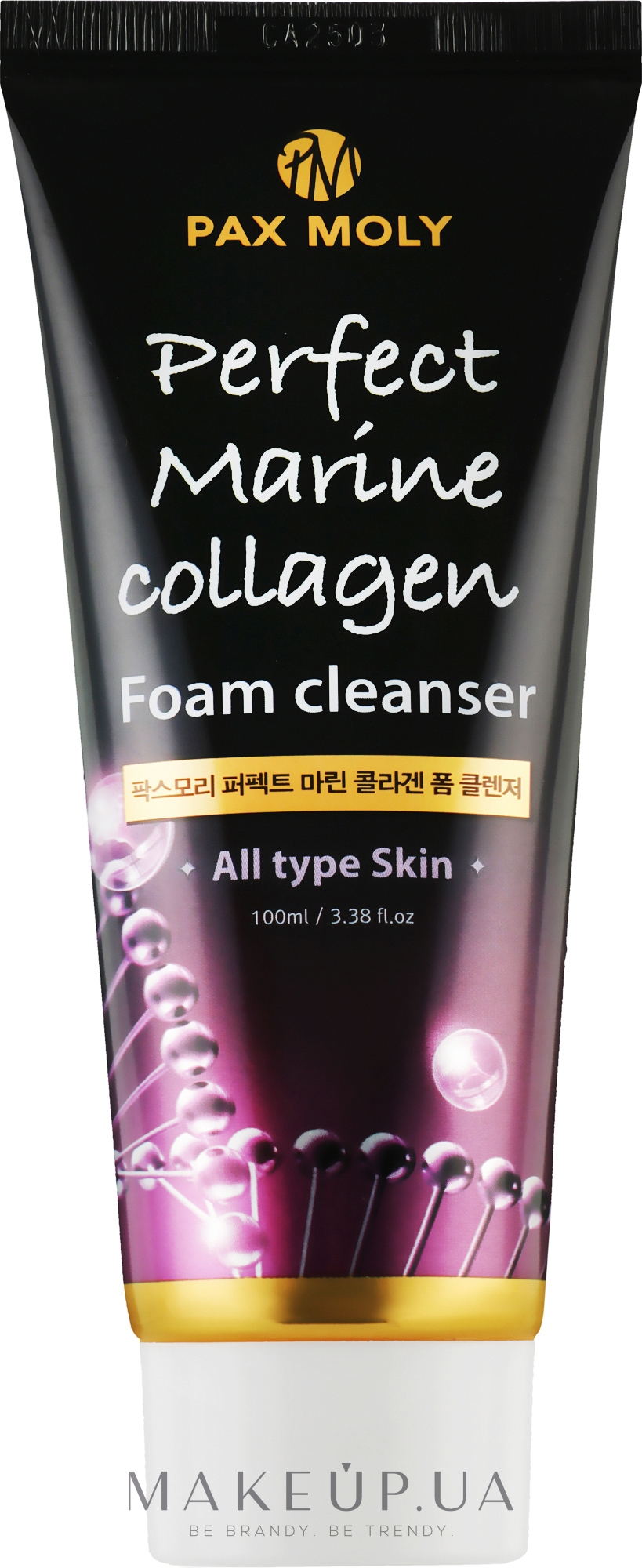 Пінка для обличчя з морським колагеном - Pax Moly Perfect Marine Collagen Foam Cleanser — фото 100ml
