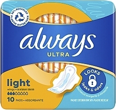 Гигиенические прокладки, 10 шт. - Always Ultra Light — фото N2