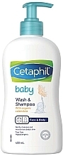 Духи, Парфюмерия, косметика Детский гель для купания и шампунь - Cetaphil Baby Wash & Shampoo With Organic Calendula