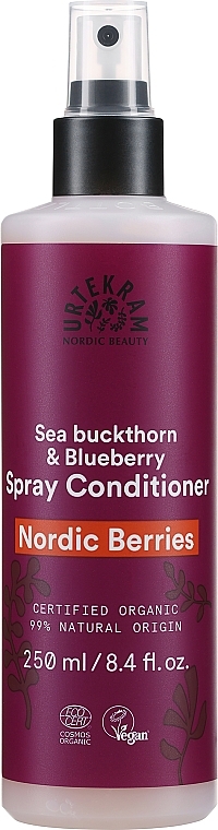 Спрей-кондиціонер для волосся "Північні ягоди" - Urtekram Nordic Berries Spray Conditioner Leave In