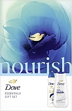 Парфумерія, косметика Набір - Dove Nourish Essentials Gift Set (sh/gel/225ml + deo/150ml)