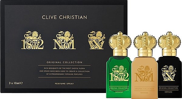 Clive Christian Original Collection Travellers Set - Набор (parfum/3x10ml) — фото N1