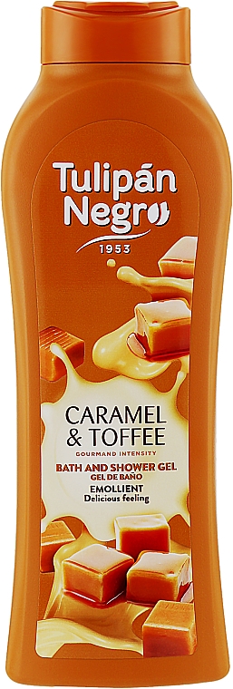 Гель для душа "Карамельный крем" - Tulipan Negro Caramel & Toffee Shower Gel
