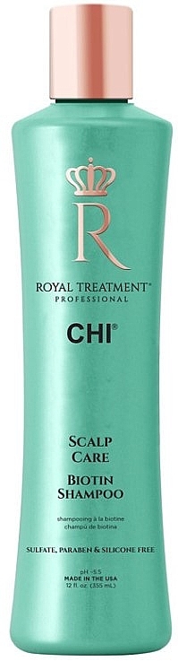 Шампунь для чувствительной кожи головы - Chi Royal Treatment Scalp Care Biotin Shampoo — фото N1