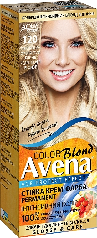 Cтійка крем-фарба для волосся - Acme Color Avena Blond Color  — фото N1