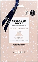Парфумерія, косметика Догляд для ніг, колагеновий - Voesh Collagen Socks Trio Argan Oil & Floral Extract