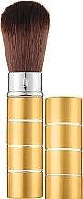 Кисть для макияжа CS-158G телескопическая в алюминиевой тубе, золотая - Cosmo Shop — фото N2
