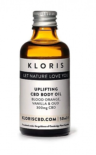 Масажна олія для тіла - Kloris Uplifting CBD Body Oil — фото N1