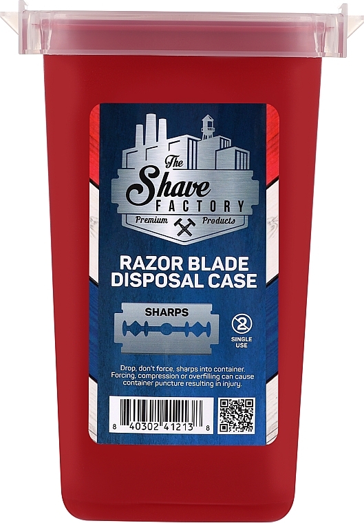 Контейнер для хранения использованных лезвий - The Shave Factory Razor Blade Disposal Case — фото N1