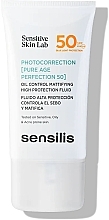 Солнцезащитный флюид для лица - Sensilis Photocorrection Pure Age Perfection 50 — фото N1