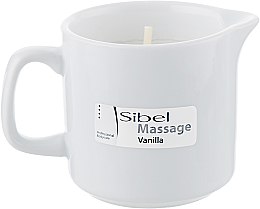 Восстанавливающее массажное масло-свеча "Ваниль" - Sibel Massage Candle — фото N2