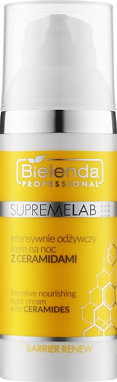 Интенсивно питательный ночной крем с керамидами - Bielenda Professional SupremeLab Barrier Renew — фото N1