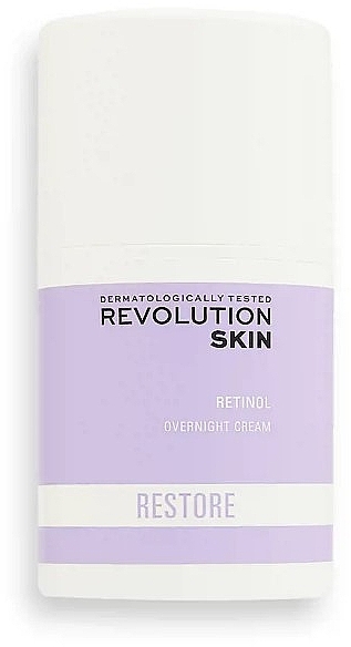 Нічний крем для обличчя з ретинолом - Revolution Skinc Retinol Overnight Cream