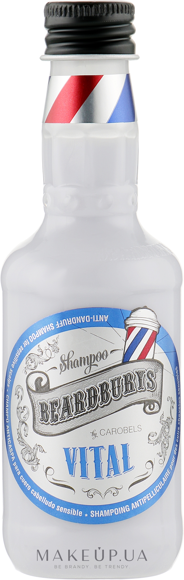 Шампунь проти лупи з ефектом пілінгу - Beardburys Vital Shampoo — фото 100ml