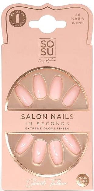 Набір накладних нігтів - Sosu by SJ Salon Nails In Seconds Sweet Talker — фото N1