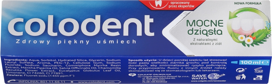 Зубная паста - Colodent Mocne Dziąsła — фото N1