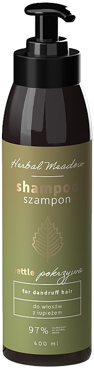 Шампунь проти лупи "Кропива" - HiSkin Herbal Meadow Shampoo Nettle — фото N1