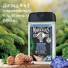 Гель-шампунь для чоловіків "Кедр і мінерали" 4 в 1 - Le Petit Marseillais — фото N5
