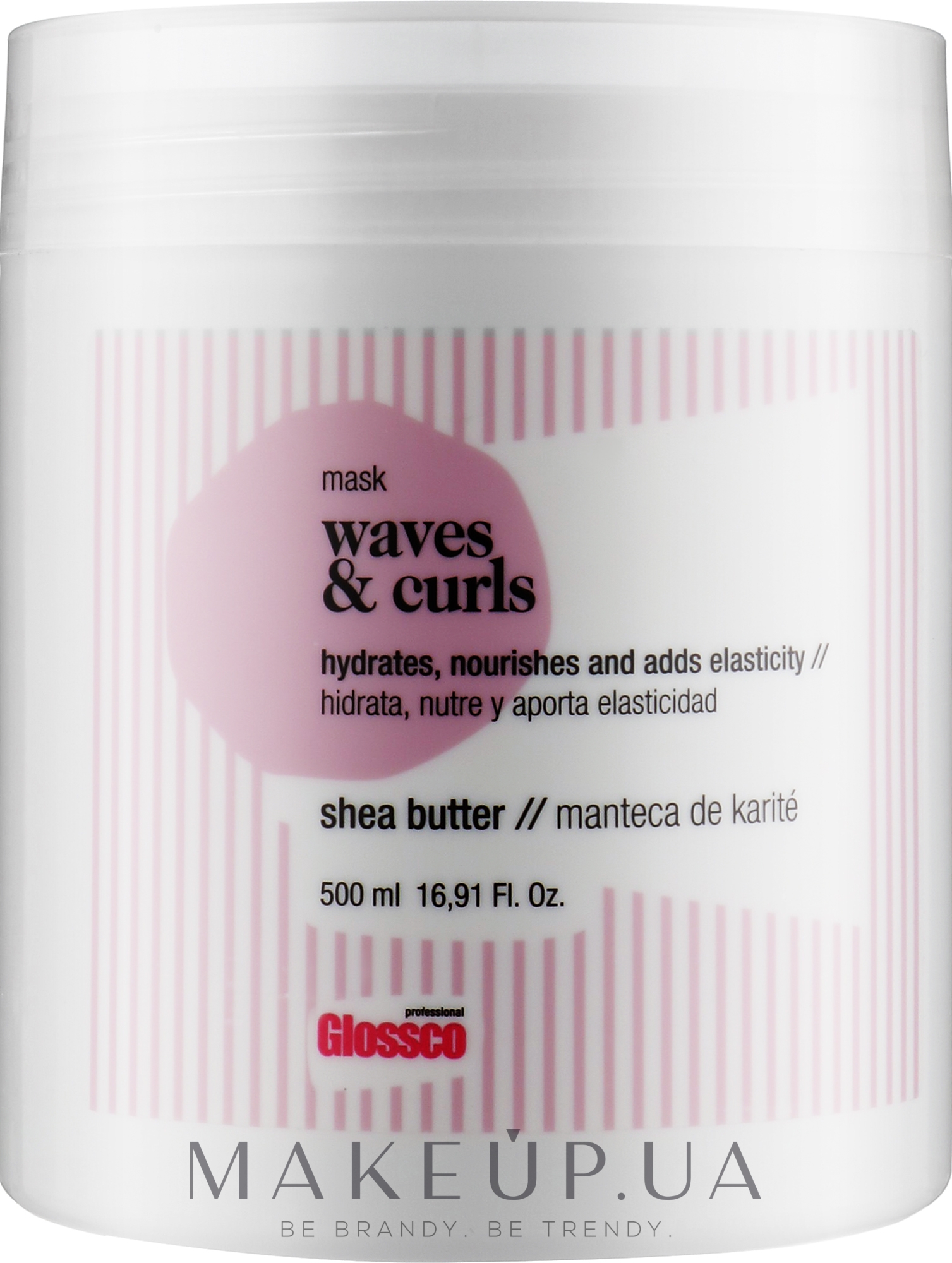Маска для в'юнкого волосся - Glossco Waves & Curls Shampoo — фото 500ml