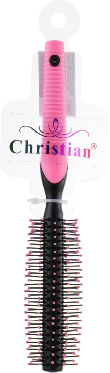 Гребінець для волосся, CR-4100, рожевий - Christian — фото N1