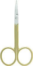 Ножницы для кутикулы, золото - Titania Cuticle Scissors Gold — фото N1