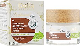 Духи, Парфюмерия, косметика Восстанавливающий крем для лица - Delia Botanical Flow Smoothing & Regenerating Day & Night Cream