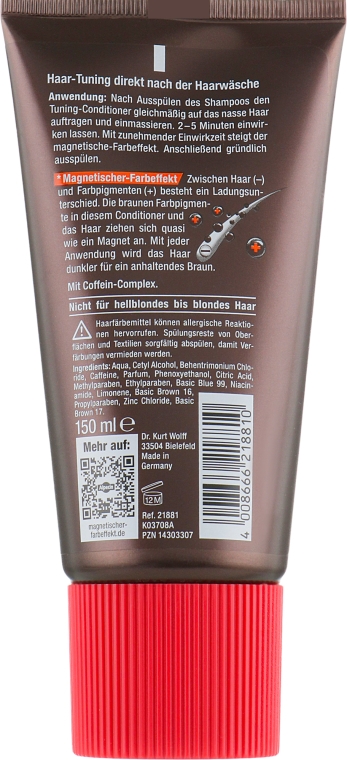 Кондиционер для тонирования первичной седины - Alpecin Tuning Coffein Conditioner Braun — фото N2