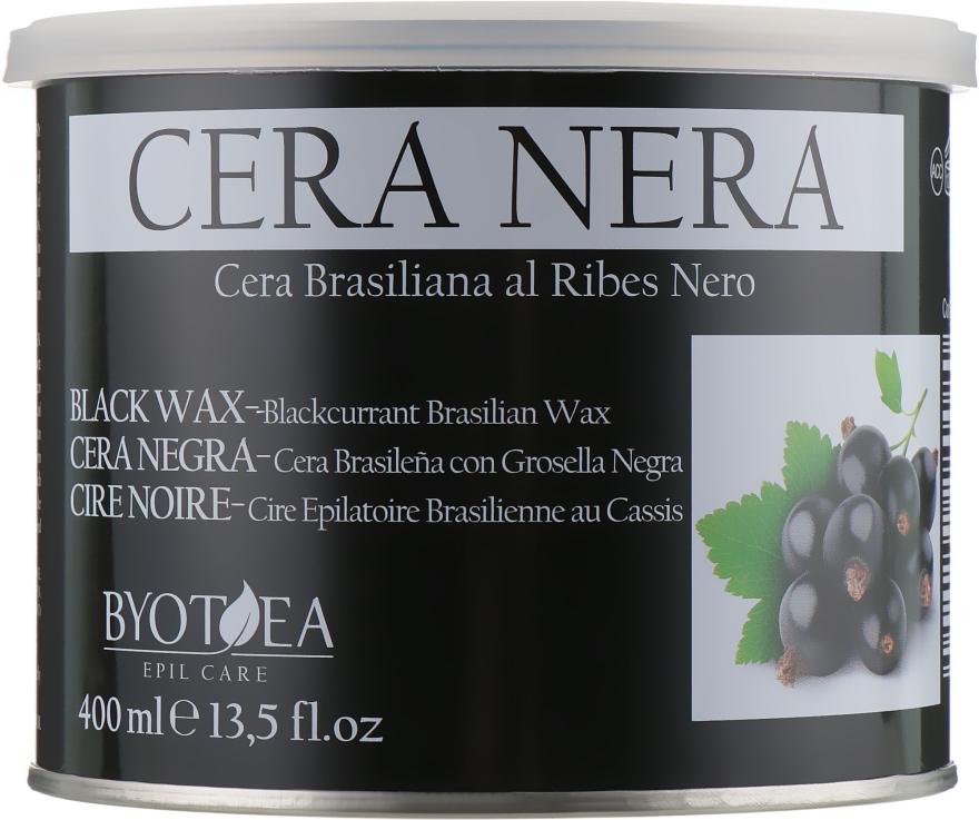 Жиророзчинний віск для депіляції "Бразильська чорна смородина" - Byothea Cera Nera — фото N1