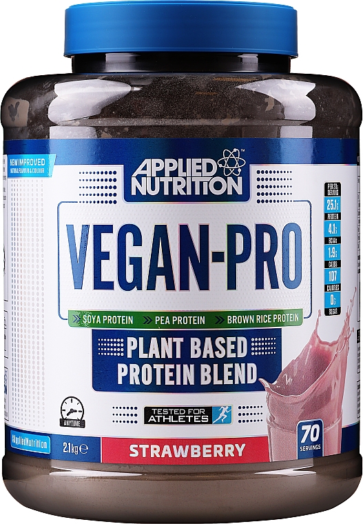 Протеиновая смесь с аминокислотами - Applied Nutrition Vegan-pro Plant Based Protein Blend Strawberry
