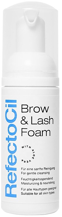 Очищающая пенка для бровей и ресниц - RefectoCil Brow And Lash Foam — фото N1