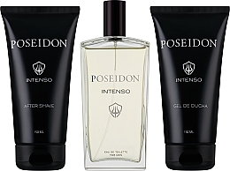 УЦЕНКА Instituto Espanol Poseidon Intenso - Набор (edt/150ml + sh/gel/150ml + ash/balm/150ml) * — фото N2