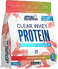 Пищевая добавка «Чистый сывороточный протеин со вкусом клубники и лайма» - Applied Nutrition Clear Whey Protein Strawberry & Lime — фото N1