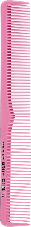 Гребінь для волосся чоловічий, рожевий - Eurostil — фото N1
