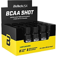 Комплекс аминокислот питьевой "Лайм" - BioTechUSA BCAA Shot Lime Amino Acid Shot — фото N1