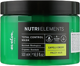 Маска для волос - Parisienne Italia Evelon Pro Nutri Elements Total Control Mask Organic Baobab — фото N1